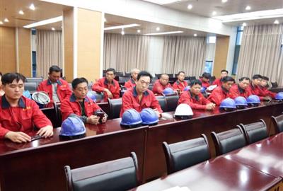淮北項目進行開工前安全培訓教育